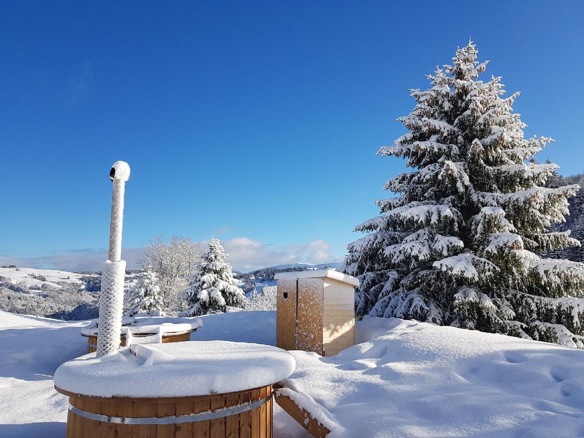 Village Tipi La Féclaz Buitenkant foto