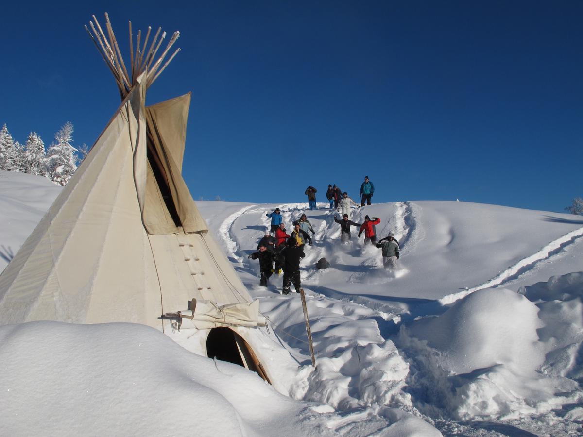 Village Tipi La Féclaz Buitenkant foto