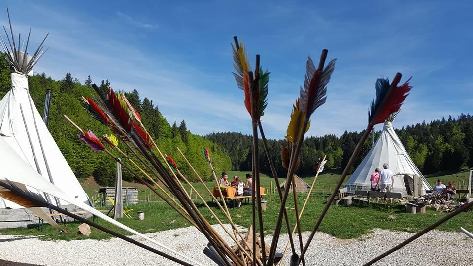 Village Tipi La Féclaz Buitenkant foto