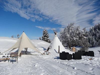 Village Tipi La Féclaz Buitenkant foto