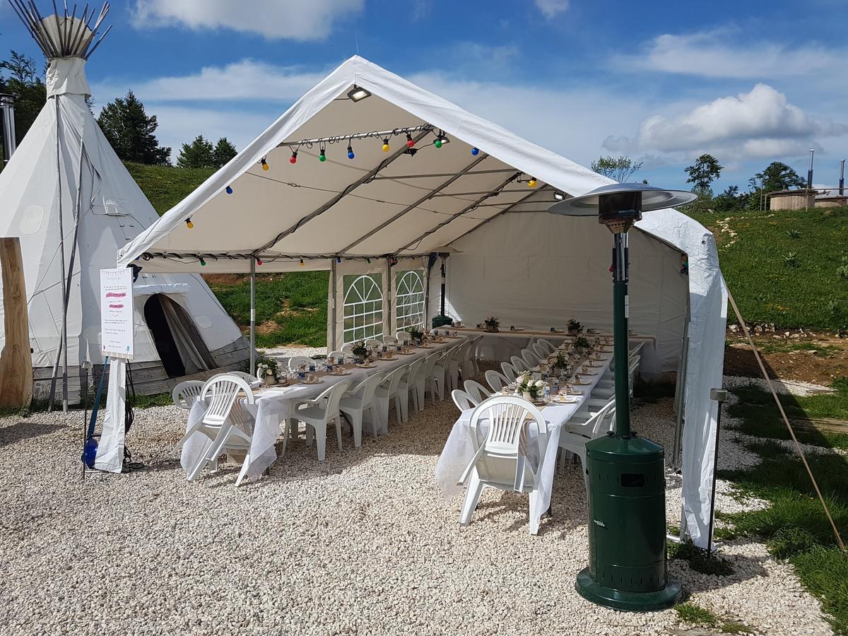 Village Tipi La Féclaz Buitenkant foto