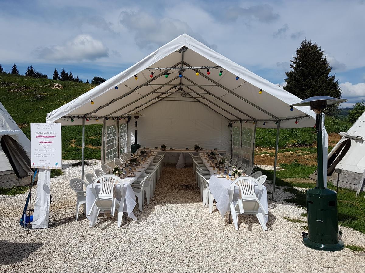 Village Tipi La Féclaz Buitenkant foto